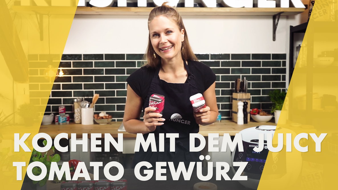 Kochen mit dem Juicy Tomato Reis Gewürz - so würzt du richtig! | Reishunger kocht